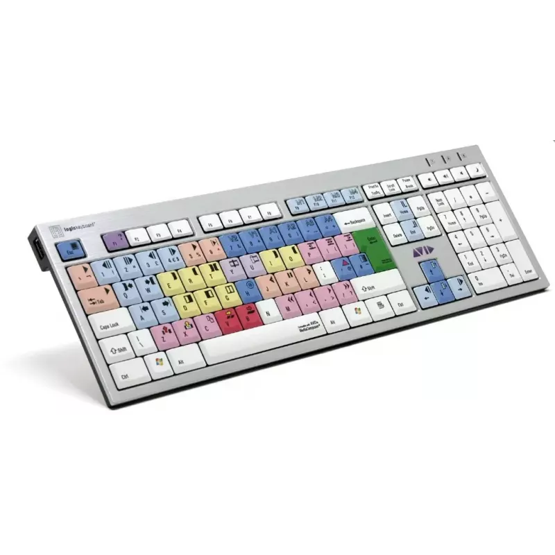 Klaviatūra Logickeyboard LKB-MCOM4-AJPU-UK Office USB Daugiaspalvė