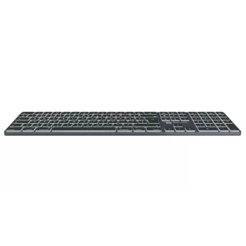 LogicKeyboard SKB-TM-UK pilno dydžio USB + Bluetooth, QWERTY UK English, Titanium