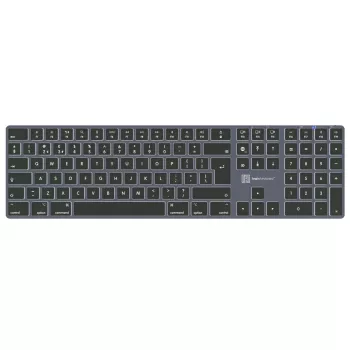 LogicKeyboard SKB-TM-UK pilno dydžio USB + Bluetooth, QWERTY UK English, Titanium