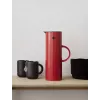 Vakuuminis termosas Stelton EM77 1L raudonas stovyklavimui kasdieniam naudojimui
