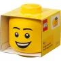 Laikymo galvutė LEGO® „Happy Boy“ mini, gamintojas room copenhagen — geltona, dekoratyvinis laikymo konteineris