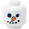 Storage Head Snowman mini — Room Copenhagen, baltas, suderinamas su LEGO