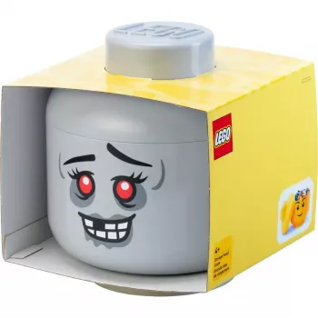 Didelė saugojimo galva, „room copenhagen“ — su LEGO suderinama dėžutė „Zombie“ (pilka)