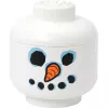 „Room Copenhagen“ „Storage Head Snowman large“ – su LEGO suderinamas žaislų laikymo konteineris, baltas