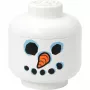 „Room Copenhagen“ „Storage Head Snowman large“ – su LEGO suderinamas žaislų laikymo konteineris, baltas