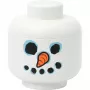 LEGO Storage Head Snowman small by room copenhagen — baltas, vaikiškas laikymo konteineris
