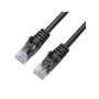 Tinklo kabelis X-Shield XS-CAT6-UUTP-BLK-1M juodas U/UTP 1m