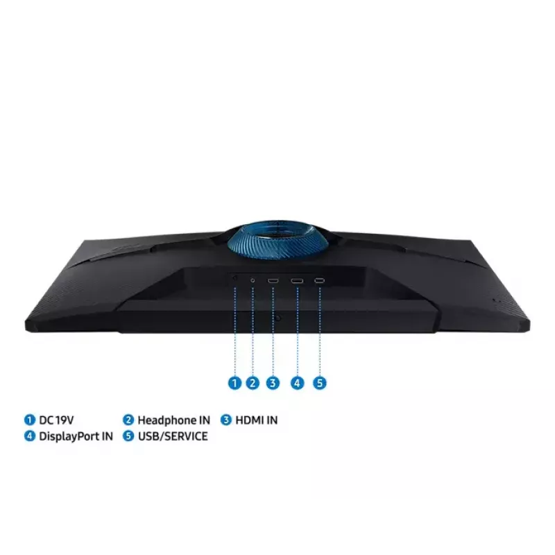 Samsung LS32AG324NU kompiuterio monitorius 81,3 cm (32 colių) 1920 x 1080 pikselių Full HD juodas