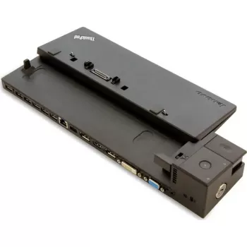Dokinė stotelė Lenovo ThinkPad Ultra Dock 90W (modelis 40A20090DE) EU — universalus prievadų išplėtimas ThinkPad nešiojamiesiems kompiuteriams