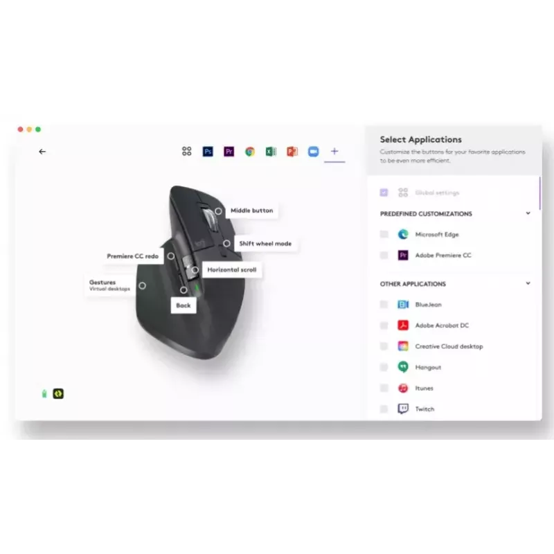 Pelė Logitech MX Master 3S RF belaidė + Bluetooth