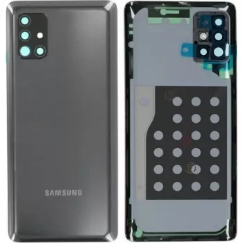 Galinis dangtelis Samsung A20s (A207) — pakaitinis telefono korpusas, juodas