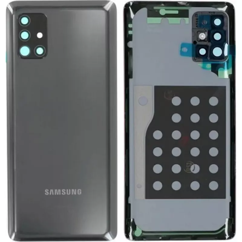 Galinis dangtelis Samsung A20s (A207) — pakaitinis telefono korpusas, juodas