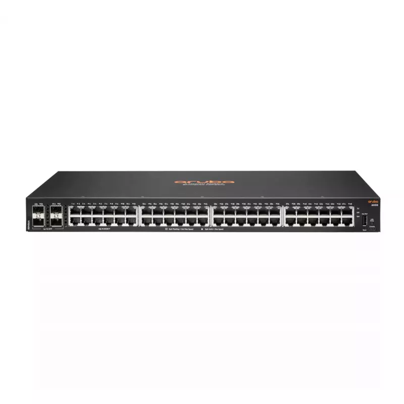 Valdomas komutatorius Aruba 6000 48G 4SFP L3 Gigabit Ethernet 1U