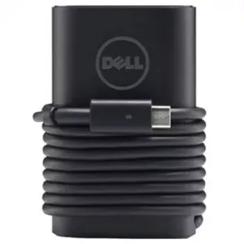AC adapter Dell 65W USB-C 9FNYW – 65 W USB-C maitinimo adapteris nešiojamiesiems kompiuteriams ir suderinamiems įrenginiams