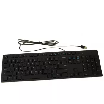 Dell USB 104 klavišų klaviatūra RKR0N su daugialypės terpės klavišais, laidinis USB ryšys