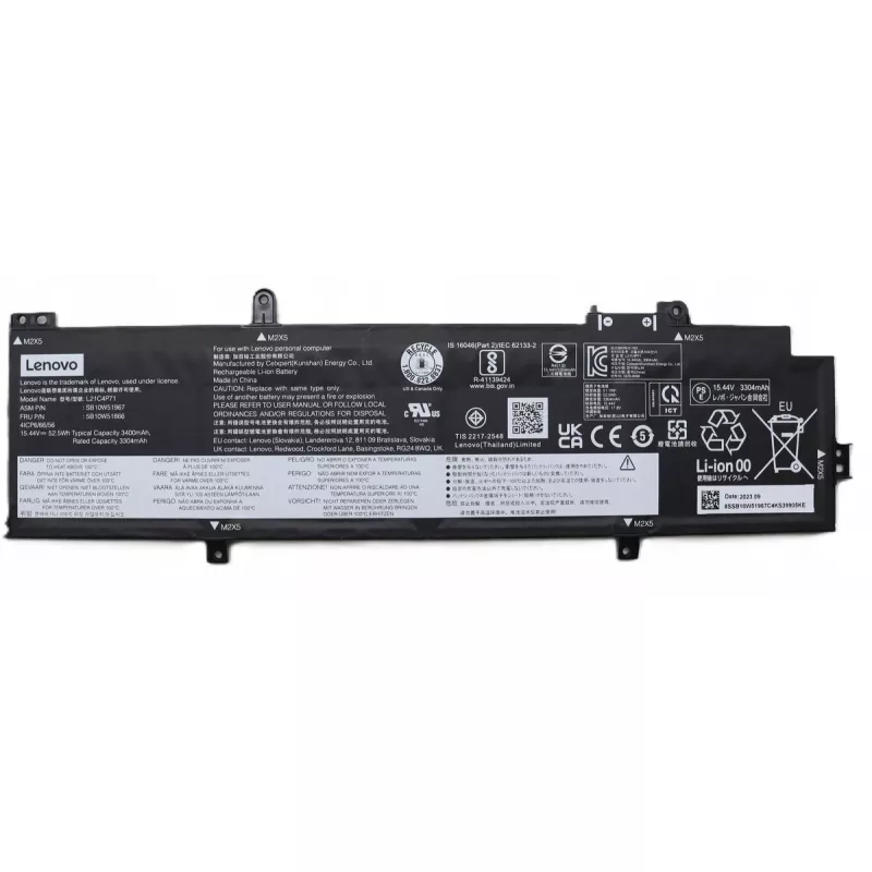 Vidinė ličio jonų baterija Lenovo 5B11M90028 11,1V 2600mAh