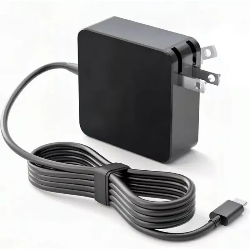 AC adapter Dell 60W USB-C GaN Ultra plonas — kompaktiškas 60 W USB-C maitinimo adapteris
