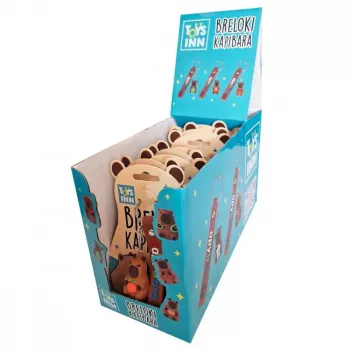 Raktų pakabukų rinkinys Stnux Kapibara mix display — 12 vnt.