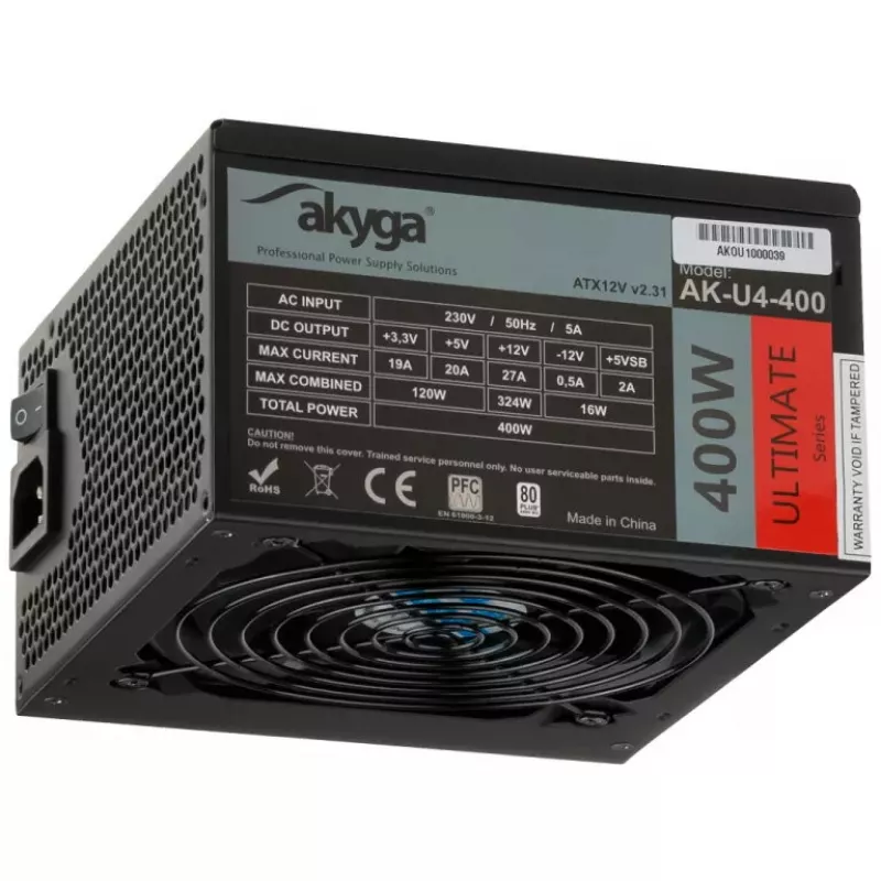 Maitinimo blokas Akyga AK-U4-400 400 W