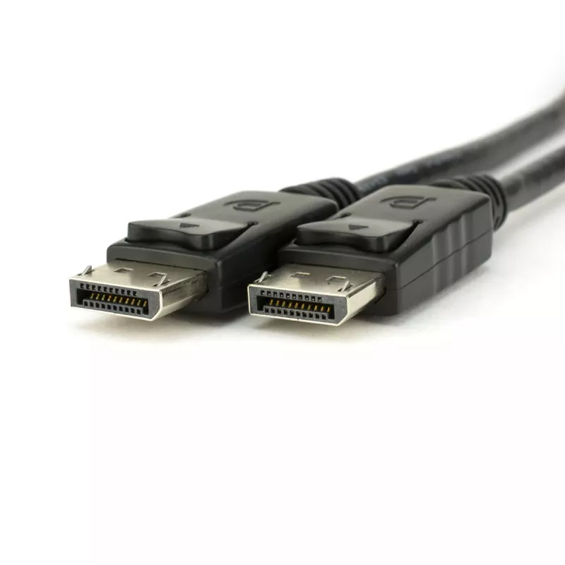DisplayPort kabelis Akyga AK-AV-10, 1,8 m, DisplayPort į DisplayPort, juodas