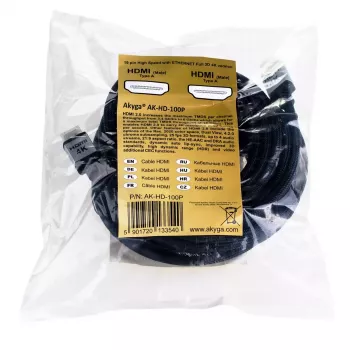HDMI laidas Akyga AK-HD-100P 10 m