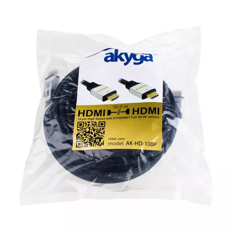 HDMI laidas Akyga AK-HD-100P 10 m