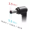 Akyga AK-ND-31 automobilinis maitinimo adapteris Asus / Toshiba nešiojamiesiems kompiuteriams, 65 W, 19 V / 3,42 A, 5,5 x 2,5 mm, 12 V įėjimas