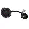 Maitinimo laidas Akyga AK-PC-10A — CEE7/4 į IEC, 0,15 m, 10 A, 250 V, juodas