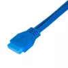 USB laidas Akyga AK-CA-62 USB 3.2 Gen 1 65 m 2 x USB 3.0 Mėlynas