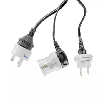 Maitinimo adapteris Akyga AK-AD-61 — vidinis 110–240 V, kompaktiškas baltas 48×48×86 mm