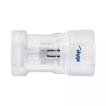 Maitinimo adapteris Akyga AK-AD-61 — vidinis 110–240 V, kompaktiškas baltas 48×48×86 mm