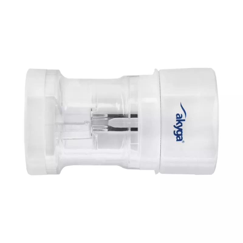 Maitinimo adapteris Akyga AK-AD-61 — vidinis 110–240 V, kompaktiškas baltas 48×48×86 mm
