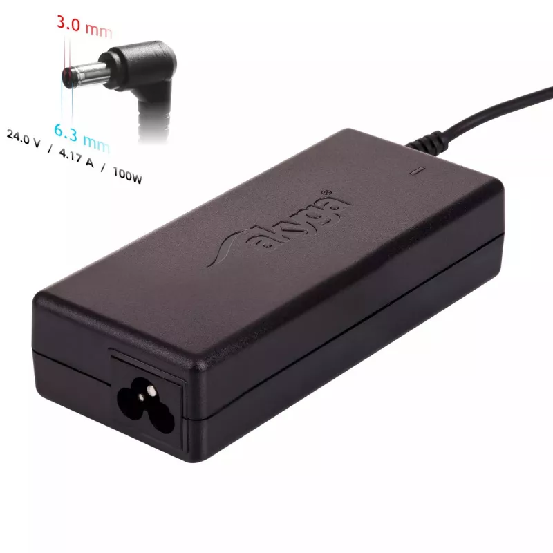 Maitinimo adapteris / keitiklis Akyga AK-ND-73 — Vidaus 100 W, 100–250 V įvestis, 1,2 m laidas, juodas