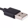 Akyga AK-SW-18 USB įkrovimo kabelis su spaustuku Garmin Forerunner 230 / 235 / 630 / 645 / 735XT, 1 m, juodas
