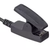 Akyga AK-SW-18 USB įkrovimo kabelis su spaustuku Garmin Forerunner 230 / 235 / 630 / 645 / 735XT, 1 m, juodas