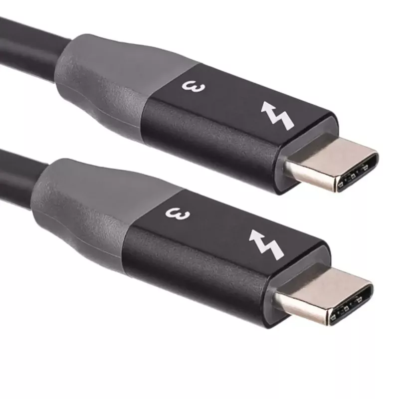 Akyga AK-USB-34 USB-C į USB-C Thunderbolt 3 laidas — 1,5 m, juodas