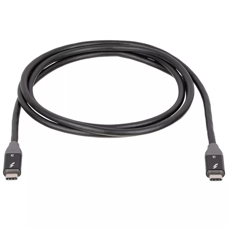 Akyga AK-USB-34 USB-C į USB-C Thunderbolt 3 laidas — 1,5 m, juodas