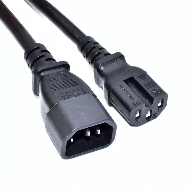 Maitinimo kabelis Akyga AK-UP-06 1.8 m IEC C14 C15 250 V