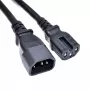 Maitinimo kabelis Akyga AK-UP-06 1.8 m IEC C14 C15 250 V