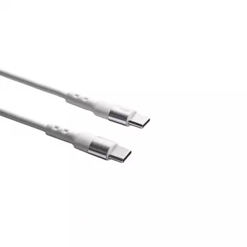USB C į USB C laidas Akyga AK-USB-41, USB 2.0, 1.8 m, baltas