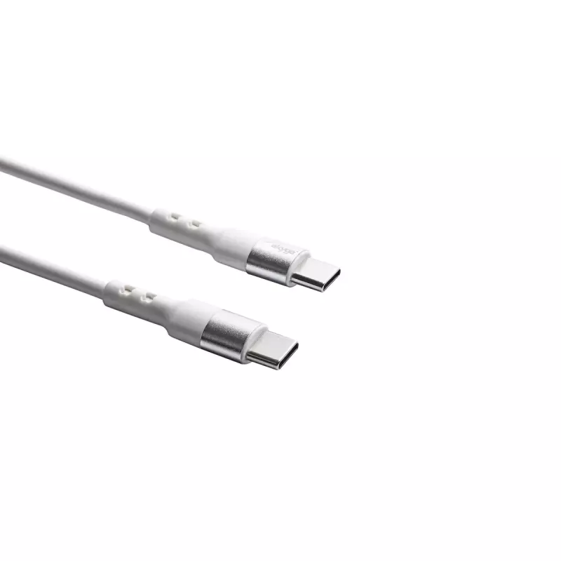 USB C į USB C laidas Akyga AK-USB-41, USB 2.0, 1.8 m, baltas