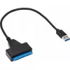 SATA į USB-A adapteris Akyga AK-CA-86, USB 3.0, 30 cm kabelis