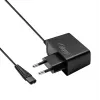 Maitinimo adapteris / keitiklis Akyga AK-PD-23 barzdaskutei, patalpoms, 100–240 V, 4,8 W, juodas, 1,8 m laidas
