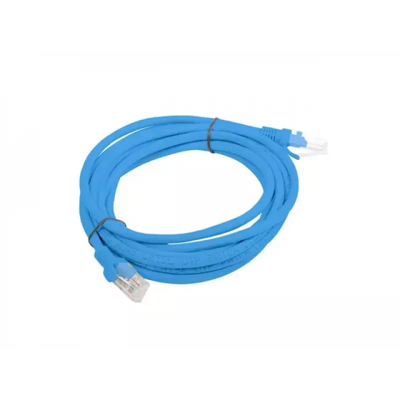 Tinklo kabelis Lanberg PCU5-10CC-0300-B U/UTP Cat5e 3 m mėlynas