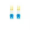 LANBERG FO-LULU-SD11-0050-YE 5 m optinio pluošto komutacinis kabelis, G.657.A1, LC–LC, geltonas