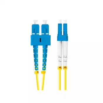 Skaidulinis optinis kabelis LANBERG FO-SULU-SD11-0020-YE, 2 m, G.657.A1, SC į LC, geltonas