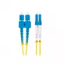 Skaidulinis optinis kabelis LANBERG FO-SULU-SD11-0020-YE, 2 m, G.657.A1, SC į LC, geltonas