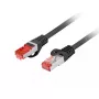 Tinklo kabelis Lanberg PCF6-10CU-0025-BK RJ-45 Cat6 0,25 m Juodas