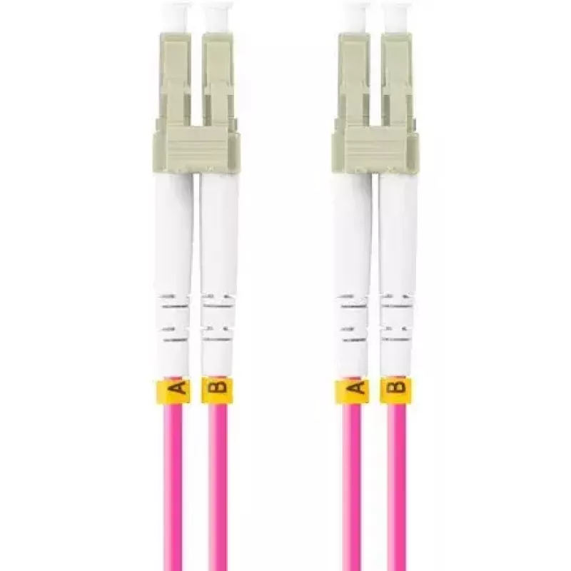 LANBERG FO-LULU-MD41-0150-VT 15 m OM4 LC/UPC - LC/UPC dvipusis šviesolaidinis kabelis