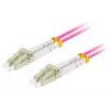 LANBERG FO-LULU-MD41-0150-VT 15 m OM4 LC/UPC - LC/UPC dvipusis šviesolaidinis kabelis